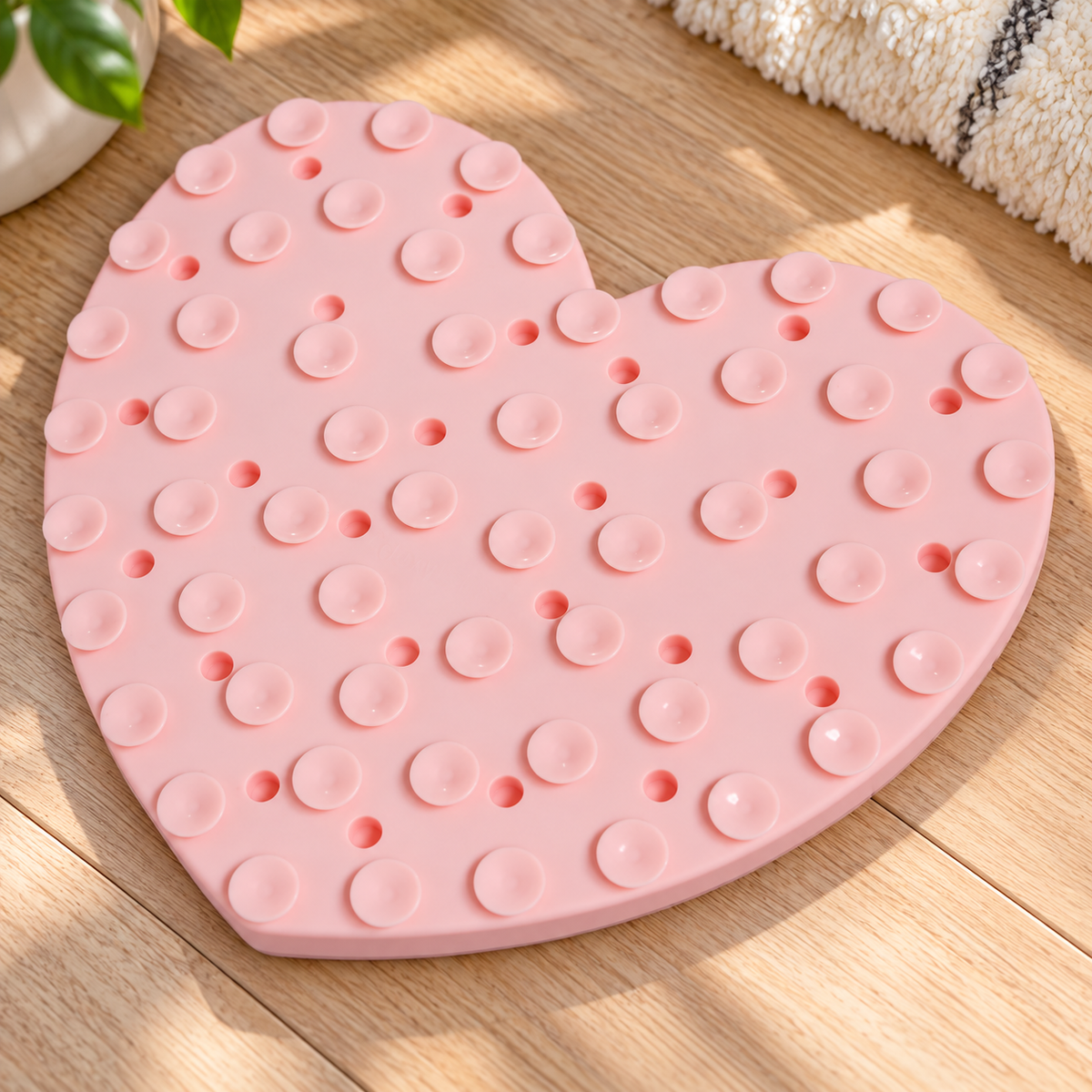 Blush Heart Lick Mat