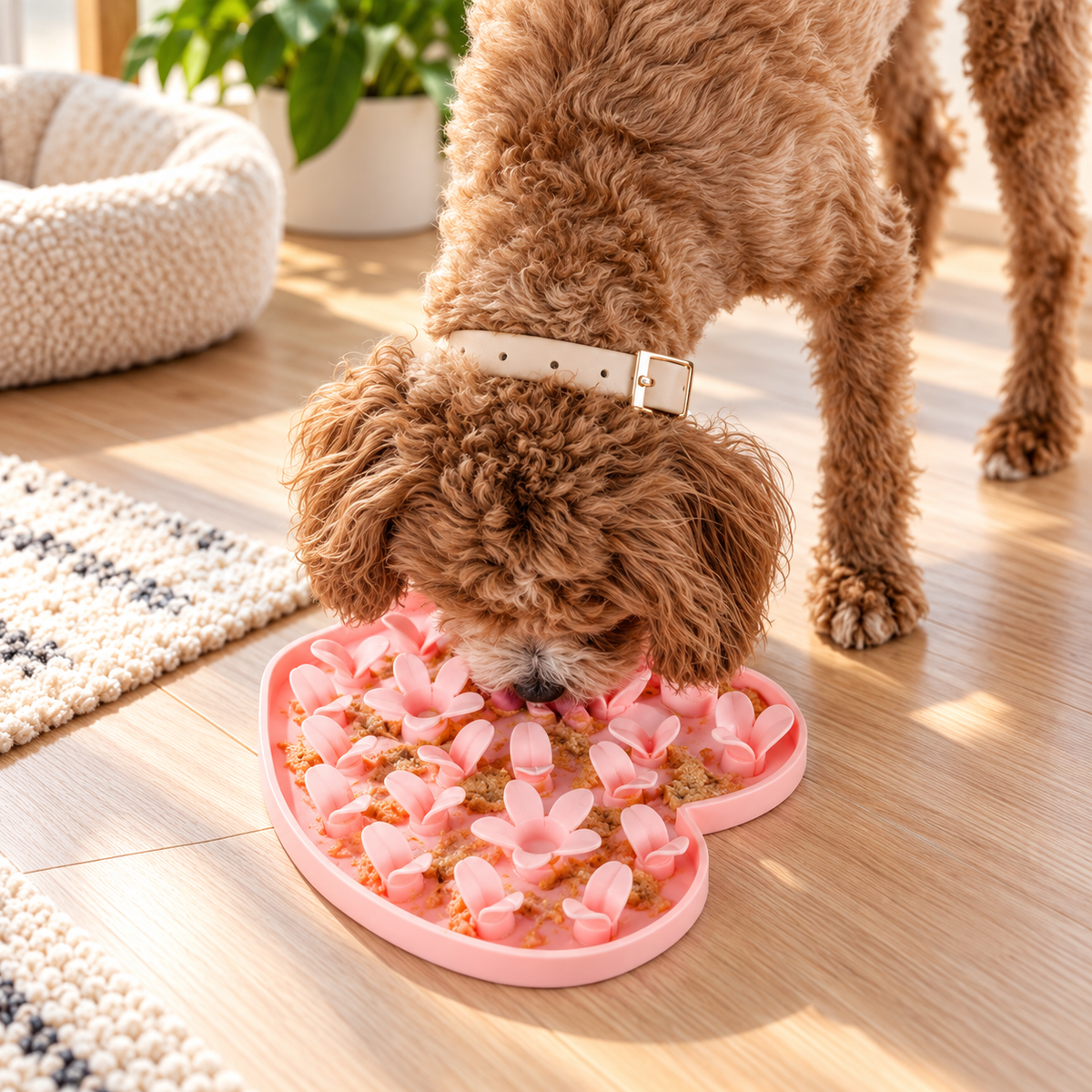 Blush Heart Lick Mat