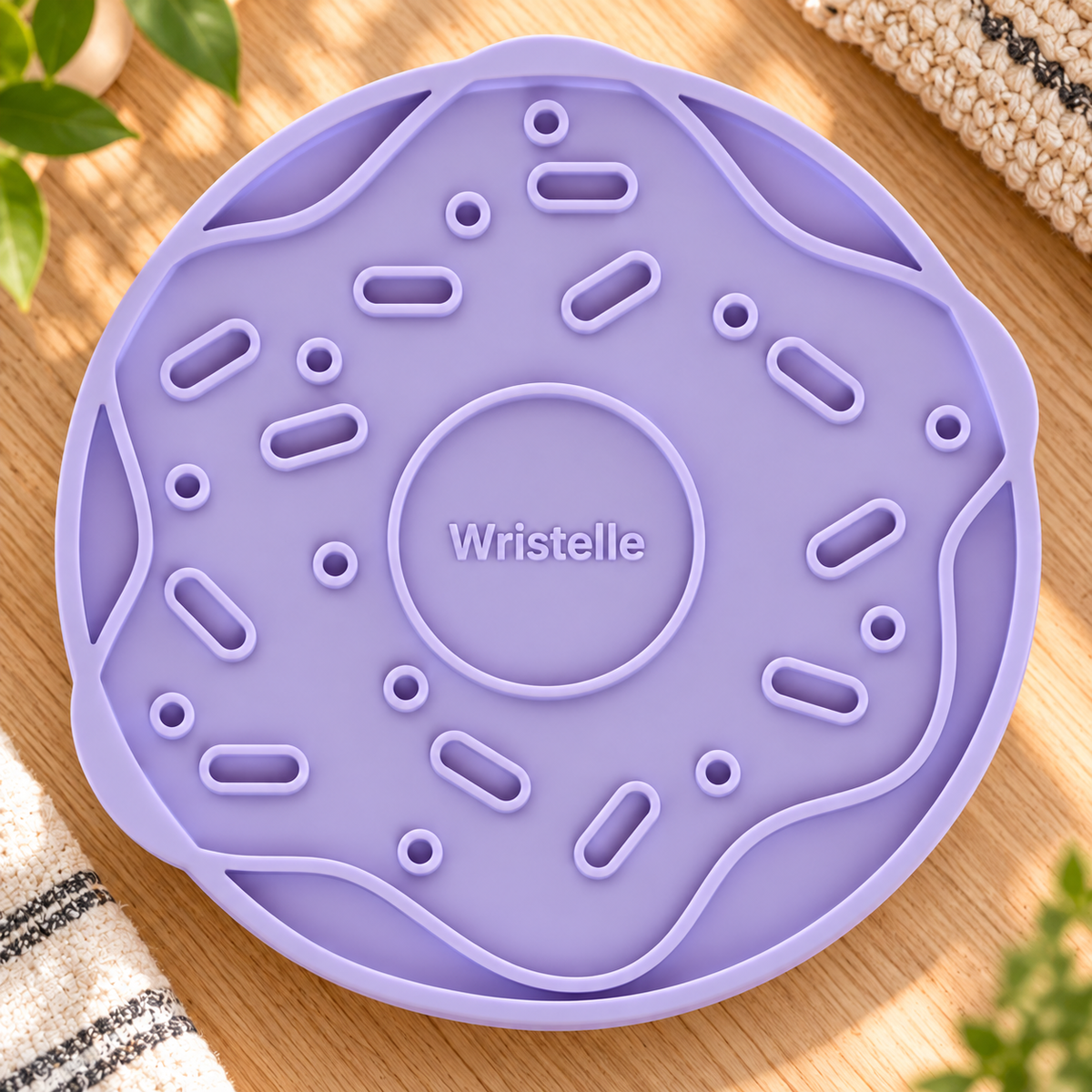 Lilac Donut Lick Mat
