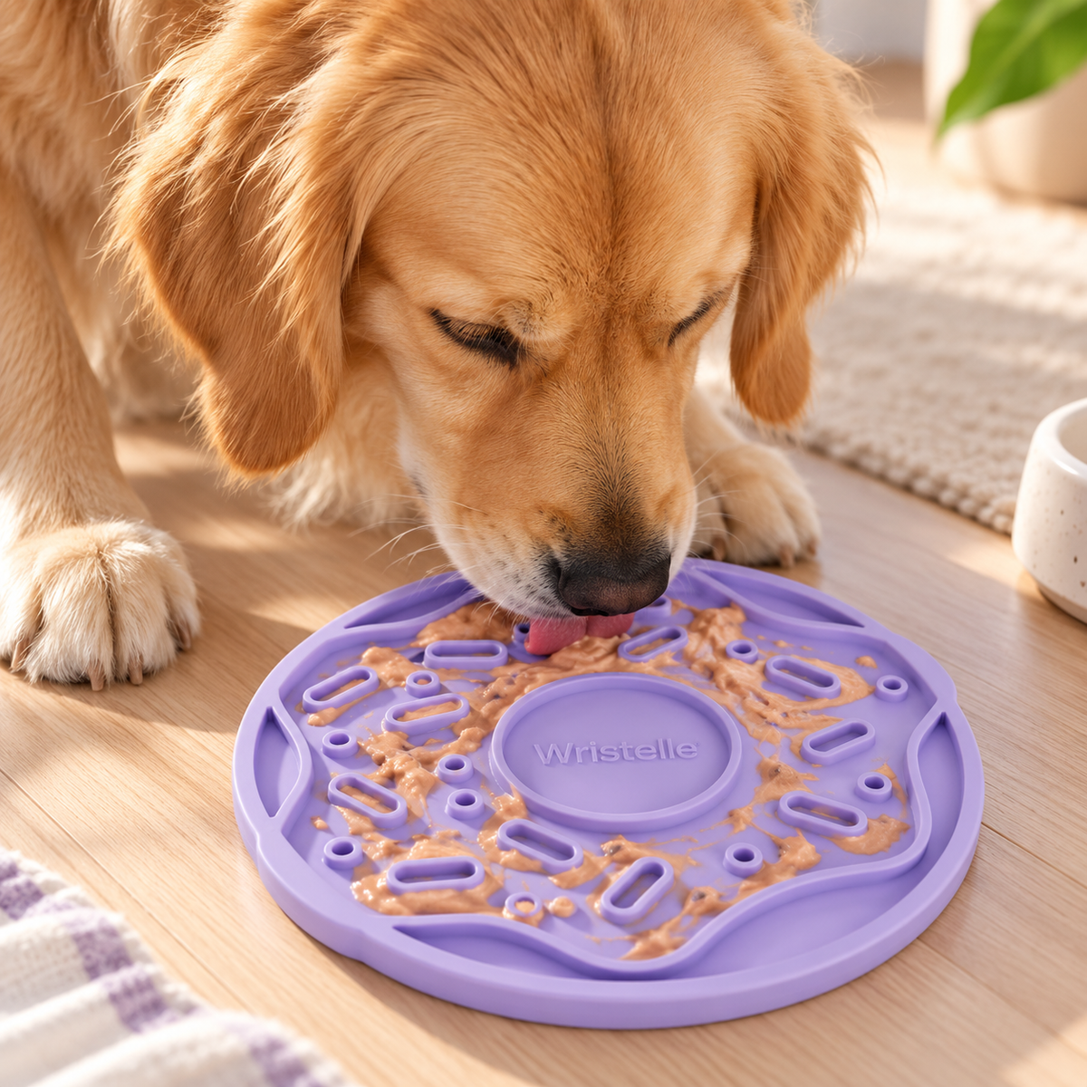 Lilac Donut Lick Mat