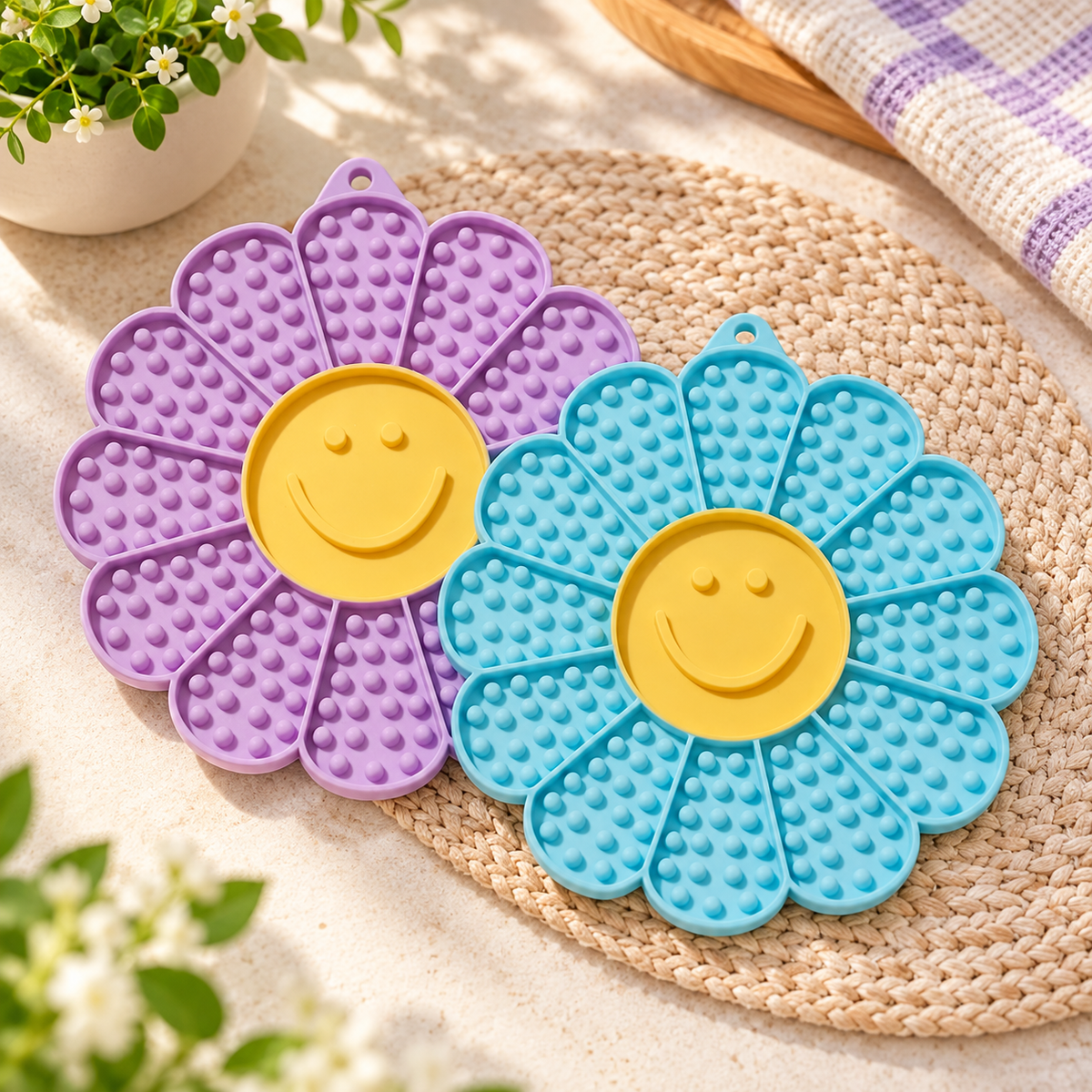 Daisy Lick Mat Duo