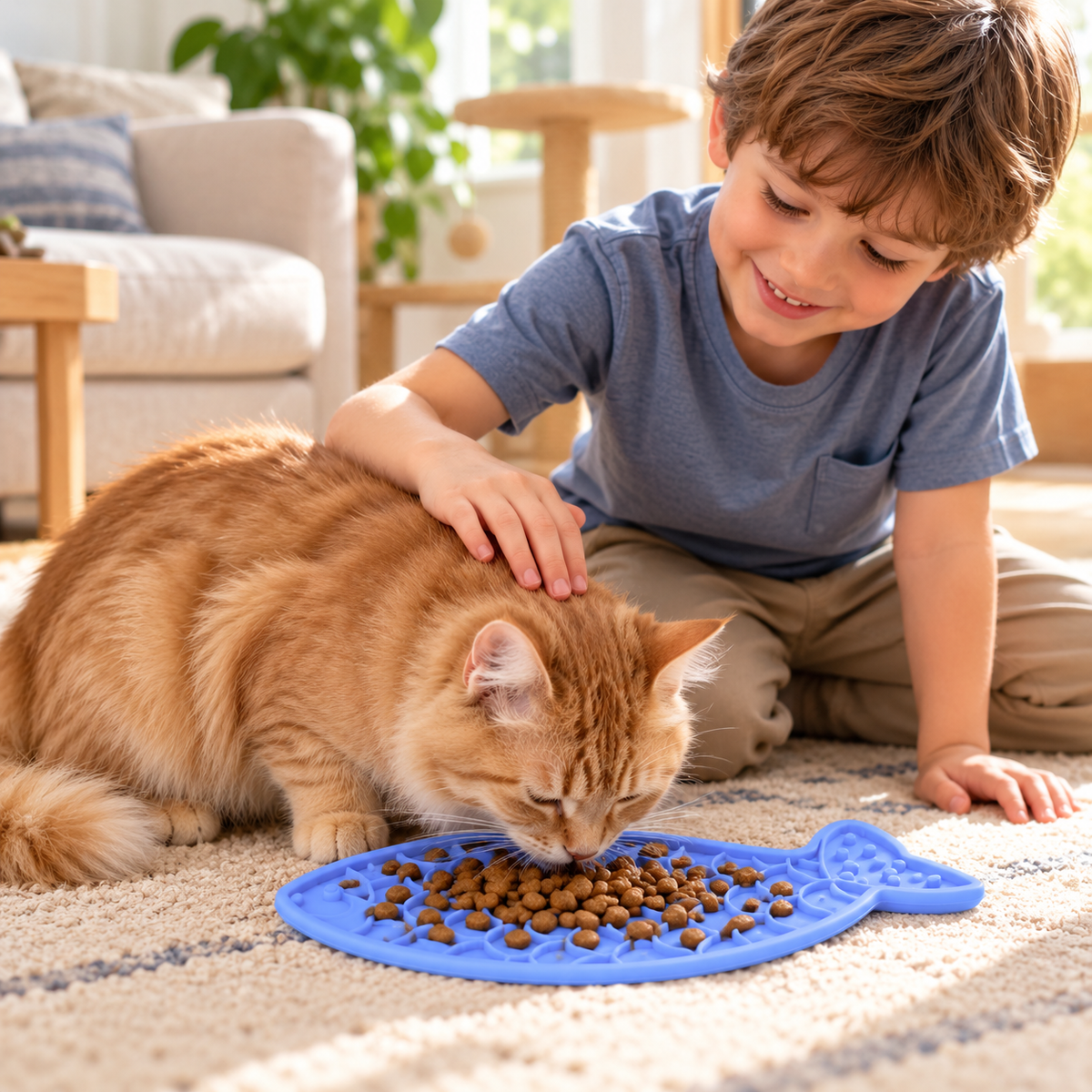 Blue Fish Lick Mat